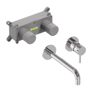 MAY Stilo built-in washbasin mixer tap - including built-in box - Chrome