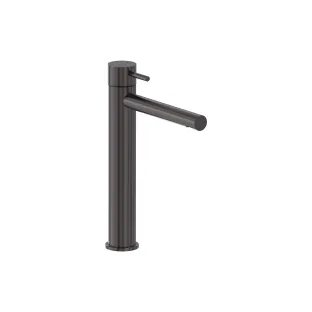 MAY Stilo surface-mounted basin mixer - Model L - Brushed carbon black PVD