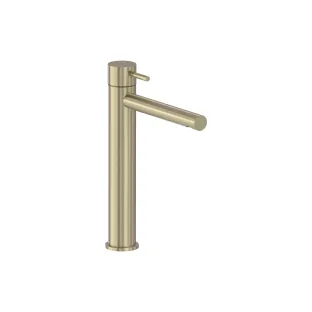 MAY Stilo surface-mounted washbasin mixer - Model L - Brushed matt gold PVD