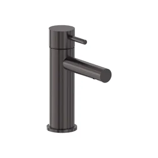 MAY Stilo surface-mounted basin mixer - Model S - Brushed carbon black PVD