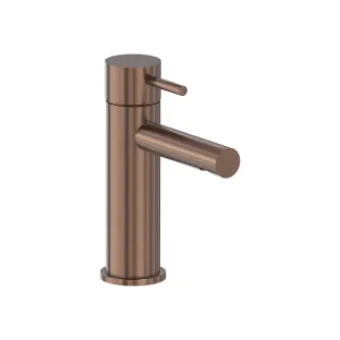 MAY Stilo surface-mounted basin mixer - Model S - Brushed matt copper PVD