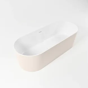 Mondiaz Noble freestanding bath - 180x75cm - Linen / Talc