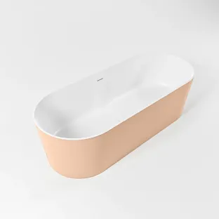 Mondiaz Noble freestanding bath - 180x75cm - Rosee / Talc