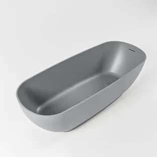 Mondiaz Rock freestanding bath - 170x70cm - Plata / Plata