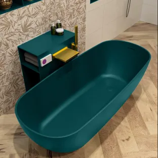 Mondiaz Rock freestanding bath - 170x70cm - Smag / Smag