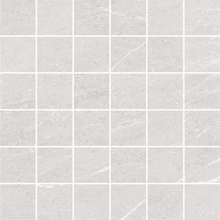 Mosaic tile - Tilorex Arenal light grey Mat - 30x30 cm - Rectified - Ceramic - 8 mm thick - VTX60158