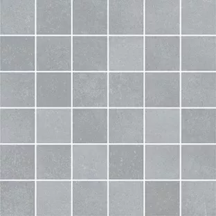 Mosaic tile - Tilorex Castello Light grey Mat - 30x30 cm (6x6) - Rectified - Ceramic - 9,3 mm thick - VTX61403