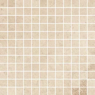 Mosaic tile - Tilorex Faro Beige Mat - 30x30 cm (2.5 x 2.5) - Rectified - Ceramic - 9,3 mm thick - VTX60453