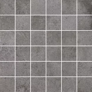 Mosaic tile - Tilorex Faro Grey Mat - 30x30 cm (5 x 5) - Rectified - Ceramic - 9,3 mm thick - VTX60449