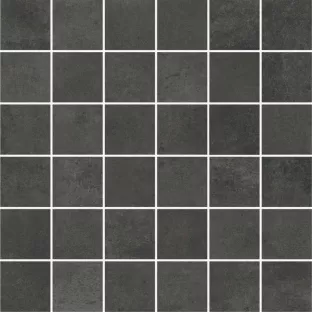 Mosaic tile - Tilorex Graca Graphite Mat - 30x30 cm - Rectified - Ceramic - 9 mm thick - VTX60577
