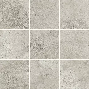 Mosaic tile - Tilorex Picanello Light Grey Mat - 30x30 cm - Rectified - Ceramic - 8 mm thick - VTX61121