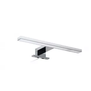 Opbouwlamp LED t.b.v.spiegelkast of spiegel - 4200 K, IP44 - 30x2.5x1.5 cm - Chroom