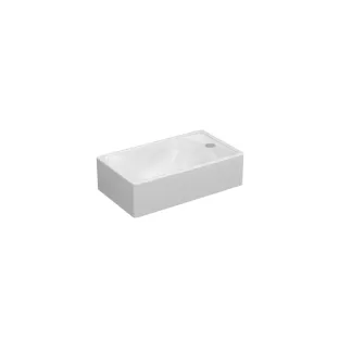 Proline Fountain Porcelain Loft - Tap hole right - Gloss white