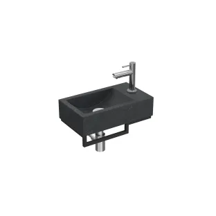 Proline Fountain Pack Bluestone Loft with matt black frame - tap hole on the right - chrome