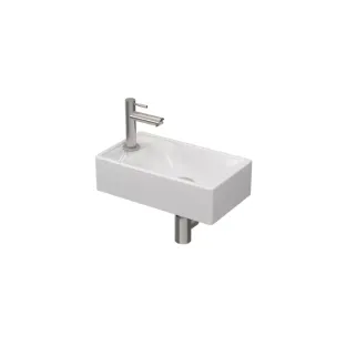 Proline Fountain Pack Porcelain Loft - tap hole left - Brushed stainless steel