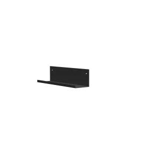 Proline steel shelf 40 - matt black - 40x10 cm