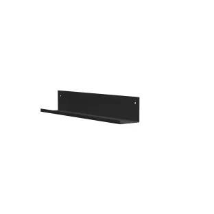 Proline steel shelf 60 - matt black - 60x10 cm