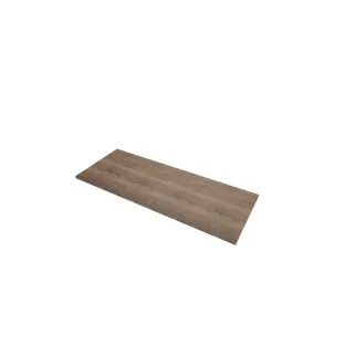 Proline Top cover plate decor - 120x46x3.2 cm - Terra oak