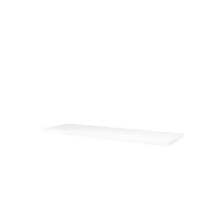 Proline Top cover plate lacquered - 140x46x3.2 cm - Gloss white