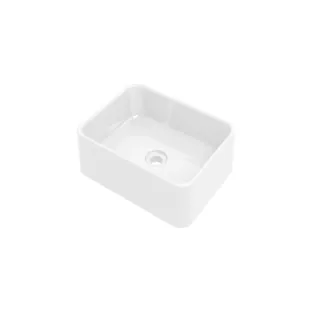 Proline Top surface-mounted washbasin porcelain - rectangular - 48x37x13 cm - gloss white