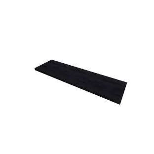 Proline wall shelf decor - Charcoal oak - 120x20x3.2 cm