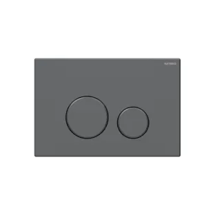 Raybro Cortado 65 bedieningsplaat - 2-toets frontbediening - 24.5x16.5 cm - gunmetal