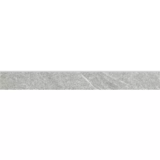 Tile skirting - Tilorex Palo Light grey Mat - 7x60 cm - Rectified - Ceramic - 9,3 mm thick - VTX60248