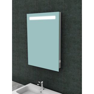 Wiesbaden Tigris rechthoekige spiegel - Met directe LED-verlichting en stopcontact - 60x80 cm