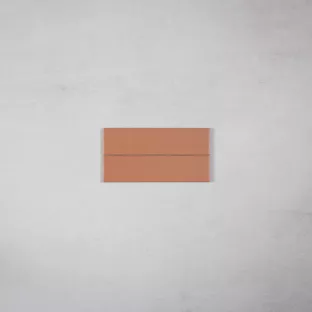 Tilorex Monza - Wall tile Mat orange - 5x20 cm - Ceramic - 8 mm  thick