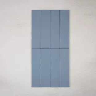 Tilorex Saffi - Wall tile Mat blue - 6x24 cm - Ceramic - 9.5 mm  thick