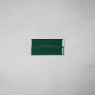 Tilorex Siena - Wall tile Glossy green - 5x20 cm - Ceramic - 14 mm  thick