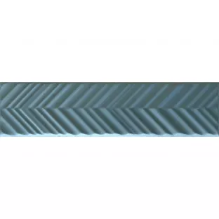 Tilorex Siena - Wall tile arrow Mat blue - 5x20 cm - Ceramic - 9 mm  thick