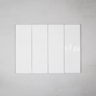 Tilorex Valeggio - Wall tile Glossy white - 10x30 cm - Ceramic - 7.5 mm  thick