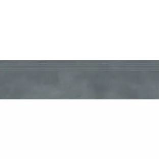 Ceramic stair tile - Tilorex Castello Grey Mat - 30x120 cm - Rectified - Ceramic - 9,3 mm thick - VTX61414