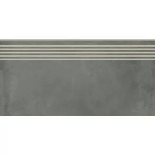 Ceramic stair tile - Tilorex Graca Grey - 30x120 cm - Rectified - Ceramic - 8 mm thick - VTX60541