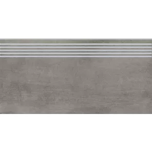 Ceramic stair tile - Tilorex Neudorf Grey Mat - 30x60 cm - Rectified - Ceramic - 8 mm thick - VTX60696