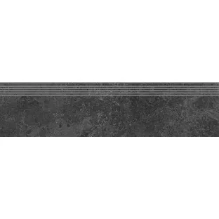 Ceramic stair tile - Tilorex Panura Graphite - 30x120 cm - Rectified - Ceramic - 8 mm thick - VTX61212