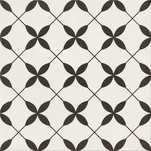 Floor and wall tile - Tilorex Stampace Nice black Satin - 30x30 cm - Not Rectified - Ceramic - 8 mm thick - VTX61054