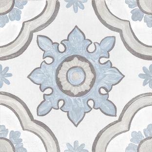 Floor tile and Wall tile - Adobe Decor Basma White - 20x20 cm - 8 mm thick