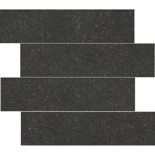 Floor tile and Wall tile - Belgium Pierre Black - 14,8x60 cm - rectified edges - 10 mm thick