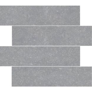Floor tile and Wall tile - Belgium Pierre Grey - 14,8x60 cm - rectified edges - 10 mm thick