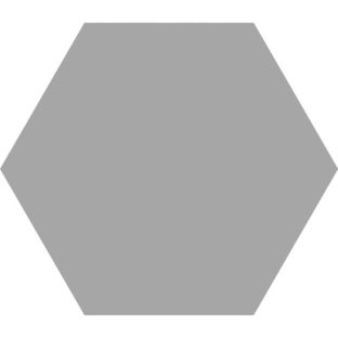 Vloertegel en wandtegel - Hexagon Vodevil Grey - 17,5x17,5 cm - 9 mm dik