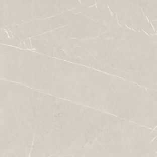 Floor tile and Wall tile - Pietra Cream glans - 75x75 cm - rectified edges - 10 mm thick