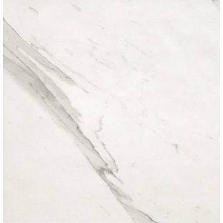 Floor tile and Wall tile - Roma Statuario mat - 80x80 cm - rectified edges - 10 mm thick