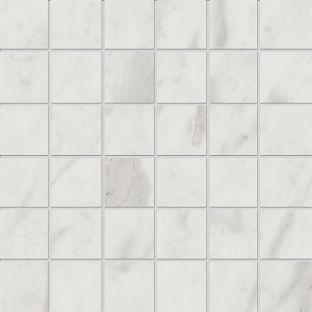 Floor tile and Wall tile - Velvet White mozaiek 5x5 - 10 mm thick