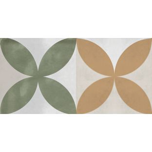 Wall tile - Atmosphere More Olive Decor - 12,5x25 cm - 8,5mm thick