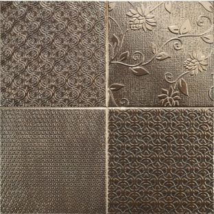 Wall tile - Glint Oro - 44,2x44,2 cm - 10mm thick