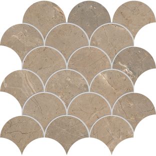 Wall tile - Goldand Age Beige Fish Hub mozaiek 10 mm thick