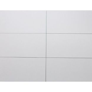 Wall tile - Kerabo white mat - rectified edges - 30x60 cm - 10mm thick