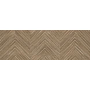 Wall tile - Larchwood Zig Ipe - 30x90 cm - rectified edges - 10,5mm thick